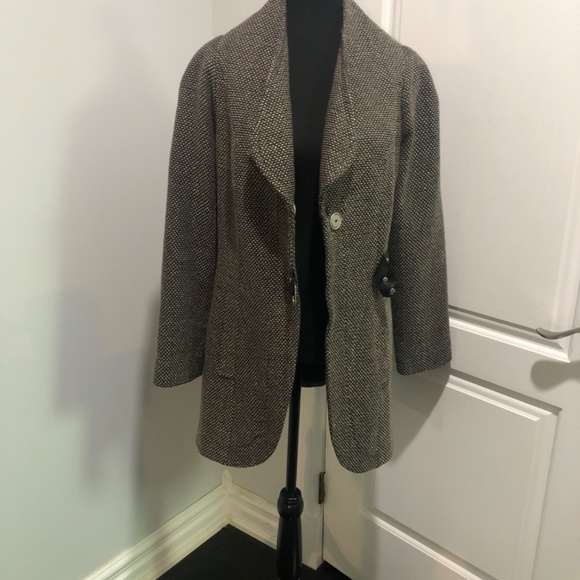 Vintage Coastal Wool Blend Designer Jacket - Picture 4 of 8